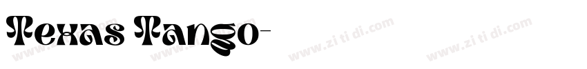 Texas Tango字体转换